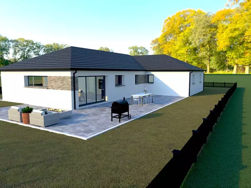 Maison neuve, 100 m² - Hermaville (62690)