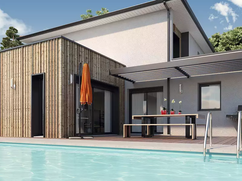 Maison neuve, 138 m² - Le Teich (33470)