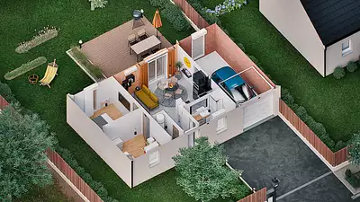 Maison neuve, 48,49 m²