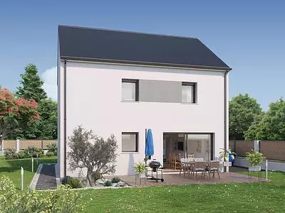 Maison neuve, 111 m² - Saint-Benoît-la-Forêt (37500)