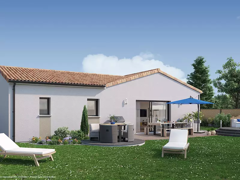 Maison neuve, 103 m² - La Trimouille (86290)