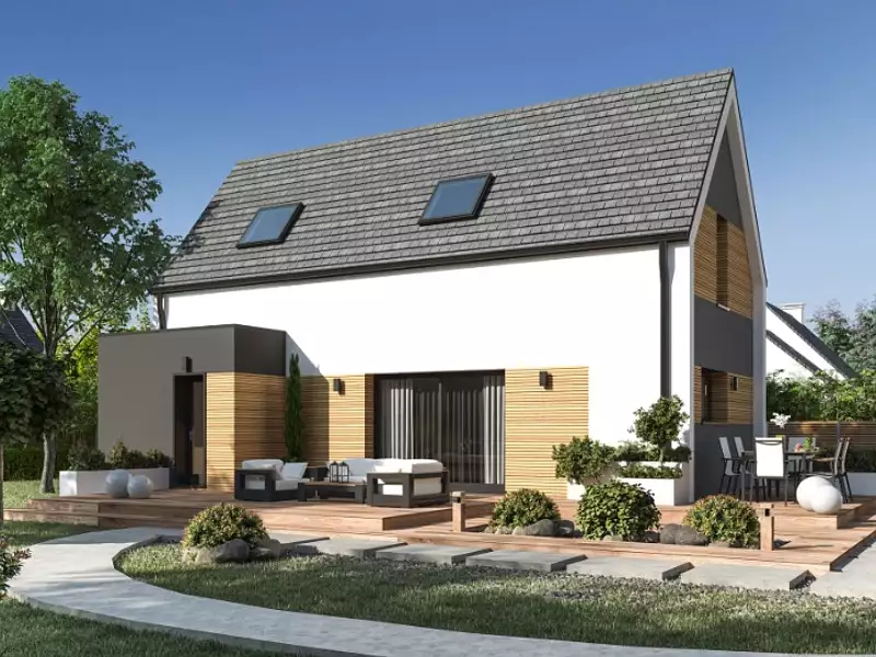 Maison neuve, 91 m² - Guidel (56520)