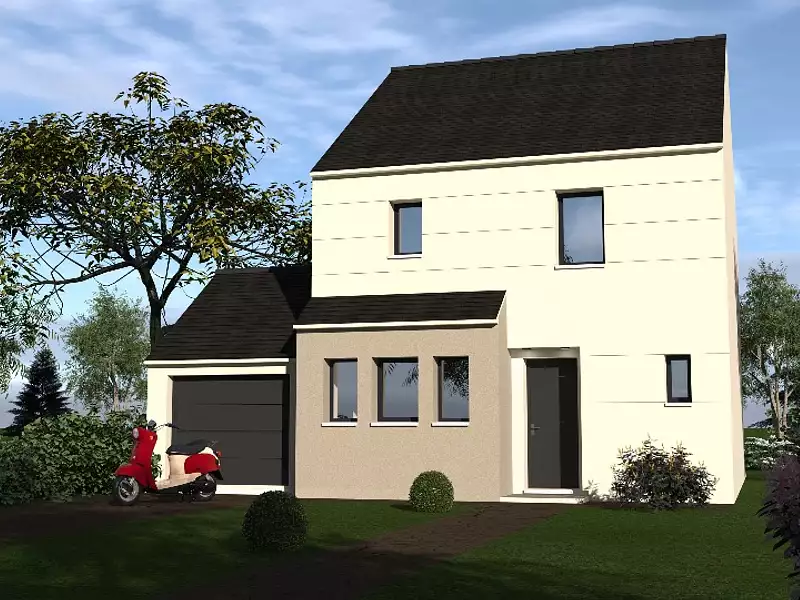 Maison neuve, 100 m² - Us (95450)