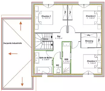 Maison neuve, 90 m²