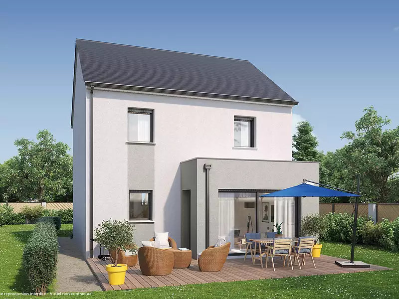 Maison neuve, 98 m² - Hommes (37340)
