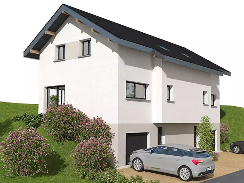 Maison neuve, 105 m² - Saint-Félix (74540)