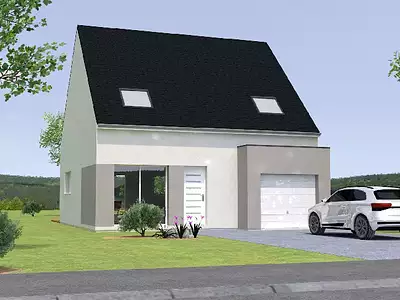 Maison neuve, 98 m² - Neuillé (49680)