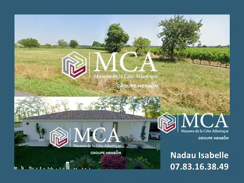 Terrain à bâtir, 1 000 m² - Val-de-Livenne (33860)