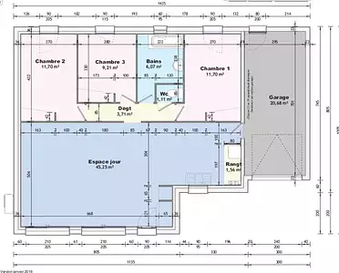 Maison neuve, 90 m²