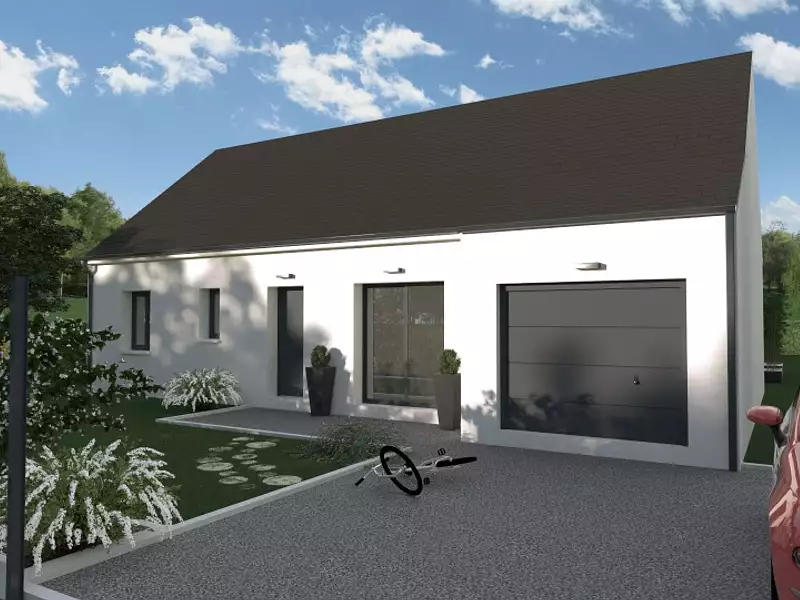 Maison neuve, 80 m² - Semblançay (37360)