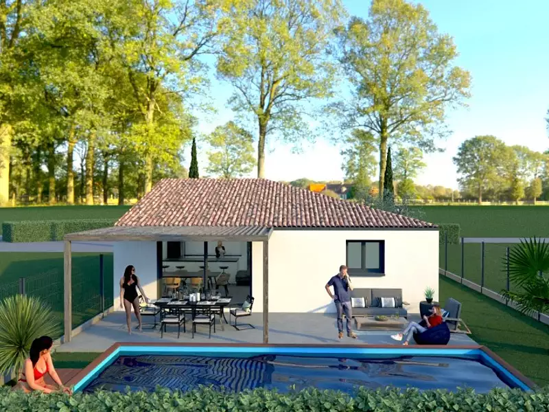 Maison neuve, 85 m² - Cascastel-des-Corbières (11360)