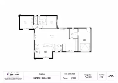 Maison neuve, 133 m²
