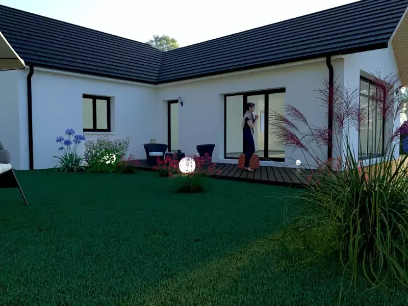 Maison neuve, 98 m² - Tauxigny-Saint-Bauld (37310)