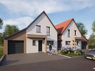 Maison neuve, 99 m² - Hipsheim (67150)