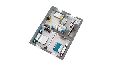 Maison neuve, 87,16 m²