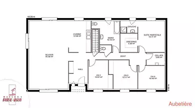 Maison neuve, 88 m²