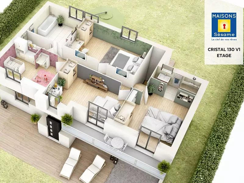 Maison neuve, 131 m² - Lagny-sur-Marne (77400)