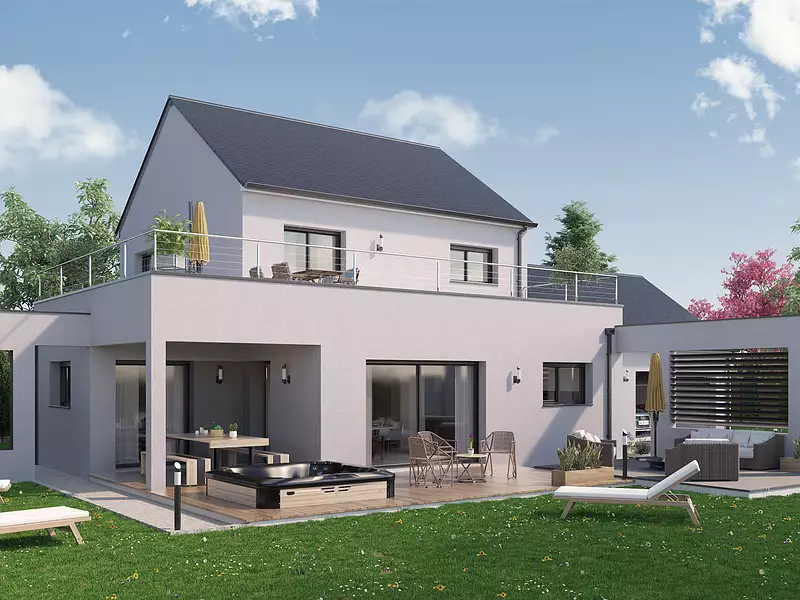 Maison neuve, 148 m² - Monnaie (37380)