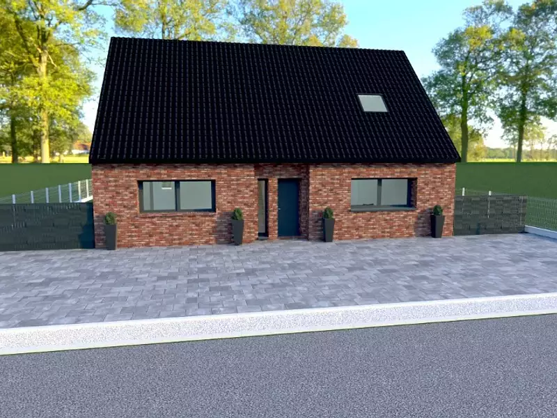 Maison neuve, 163 m² - Hamel (59151)