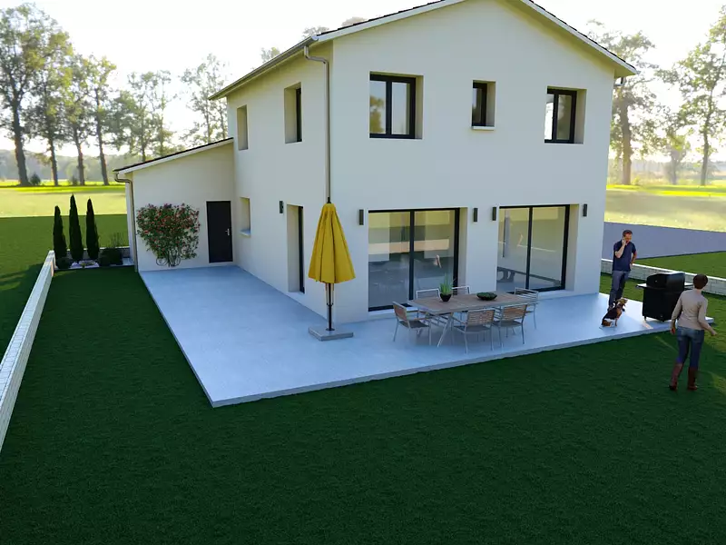 Maison neuve, 94 m² - Saint-André-de-Corcy (01390)