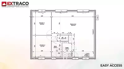 Maison neuve, 65 m²