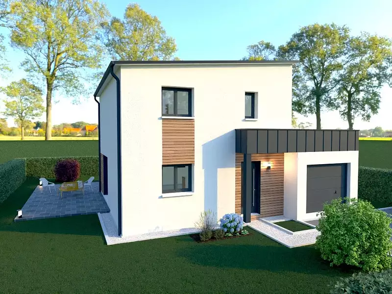 Maison neuve, 90 m² - Neufchâtel-en-Bray (76270)