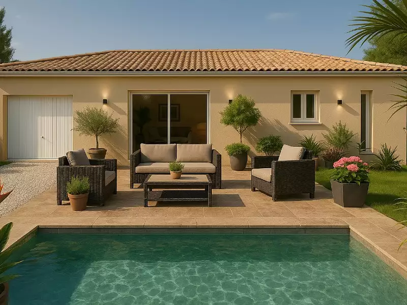 Maison neuve, 90 m² - Tavernes (83670)