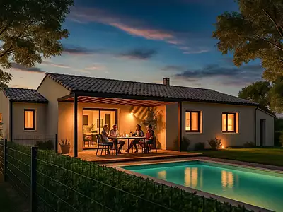 Villa Plain pied 3 chambres