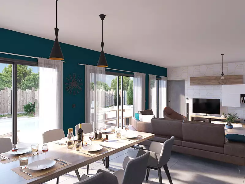 Maison neuve, 140 m² - Monnaie (37380)