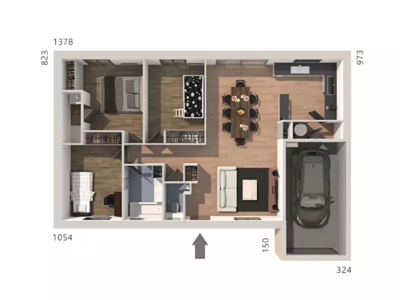 Maison neuve, 85 m² - Villeveyrac (34560)