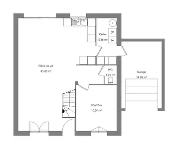 Maison neuve, 90 m²