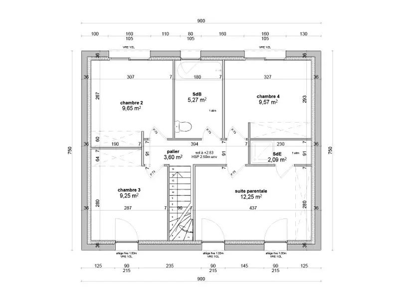 Maison neuve, 104 m² - Antony (92160)