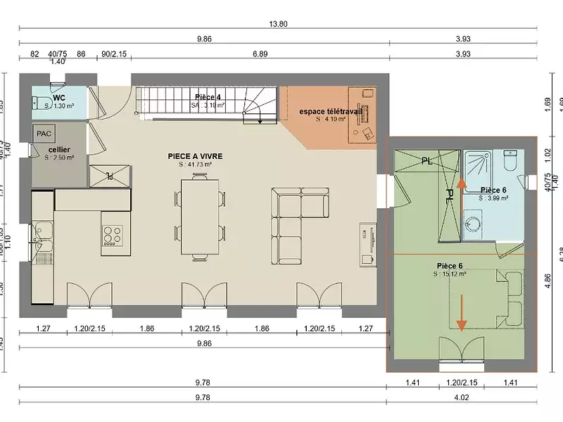 Maison neuve, 120 m² - Montauroux (83440)