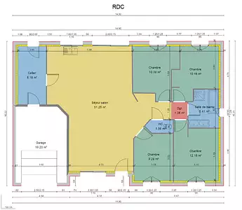 Maison neuve, 100 m²