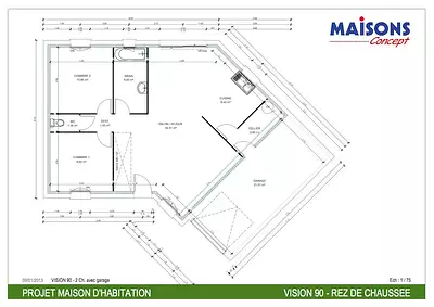 Maison neuve, 82 m²