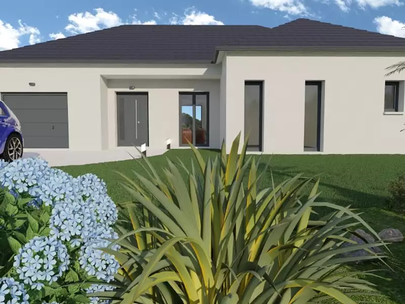 Maison neuve, 115 m² - Genouilly (18310)