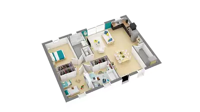 Maison neuve, 82 m²