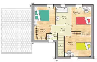 Maison neuve, 90 m²