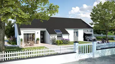 Maison neuve, 107 m²