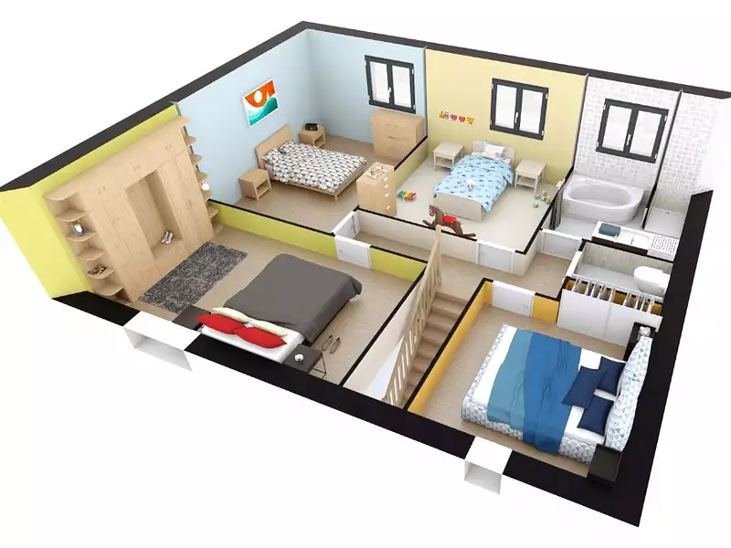 Maison neuve, 114 m² - Thoiry (78770)