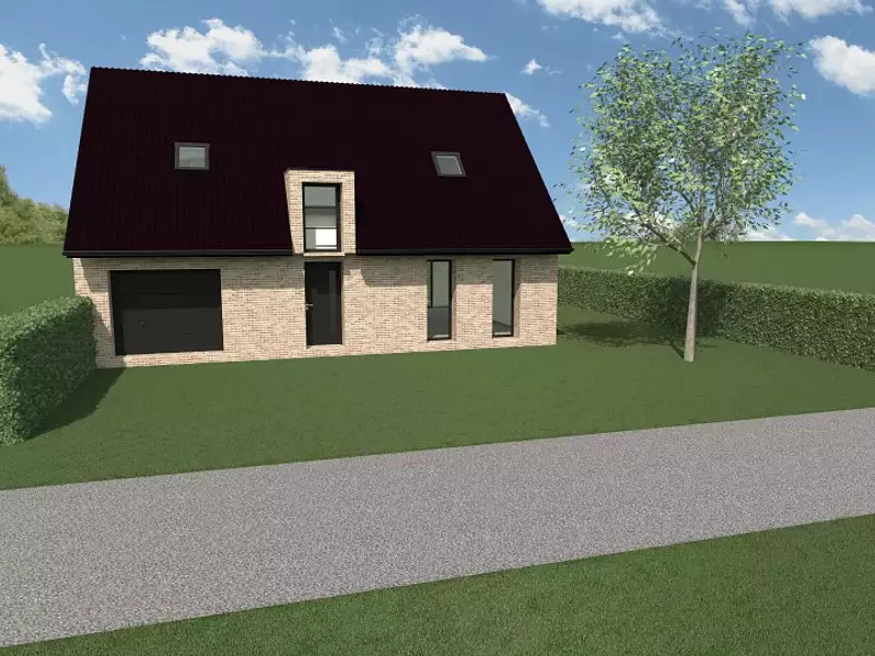 Maison neuve, 100 m² - Maing (59233)