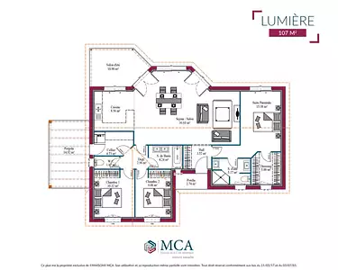 Maison neuve, 107 m²