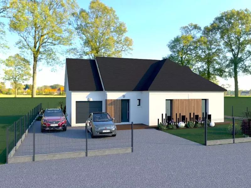 Maison neuve, 90 m² - Ymare (76520)