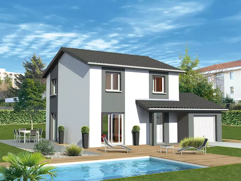 Maison neuve, 93 m² - Sainte-Sigolène (43600)