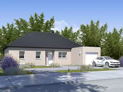 Maison neuve, 92,32 m²