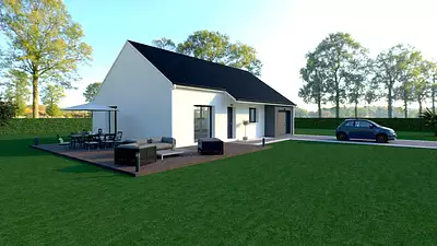 Maison neuve, 84,28 m²