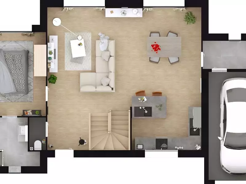 Maison neuve, 120 m² - Fontenay-Mauvoisin (78200)