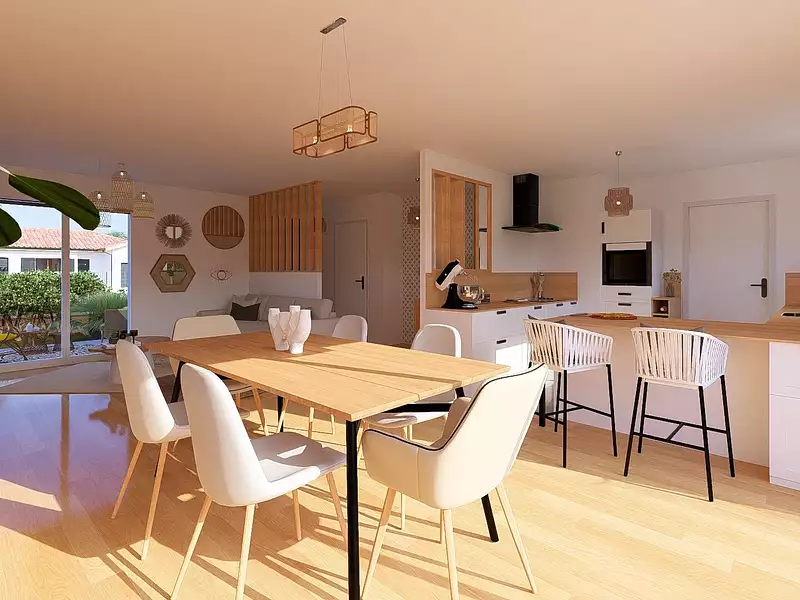 Maison neuve, 90 m² - Pissos (40410)
