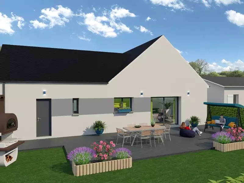 Maison neuve, 90 m² - La Milesse (72650)