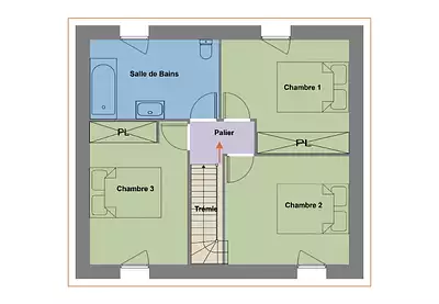 Maison neuve, 73 m²